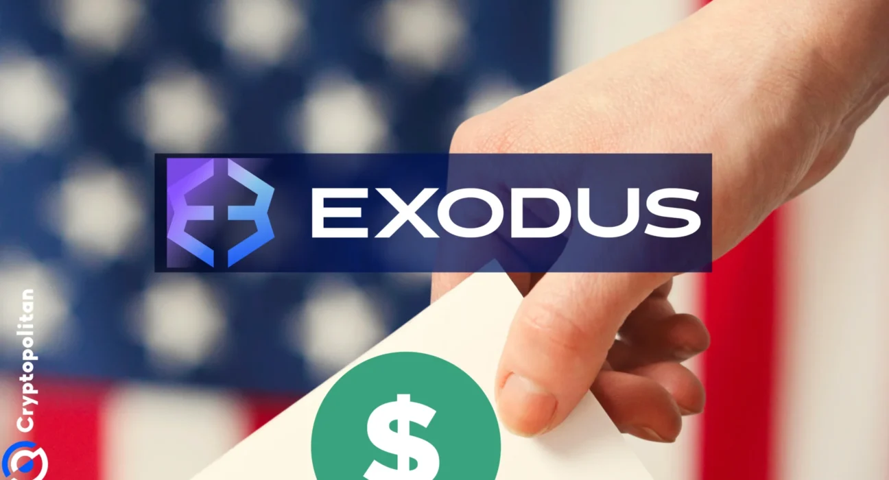 Crypto exchange Exodus supports election day voting with a $1.3M donation to crypto advocacy group