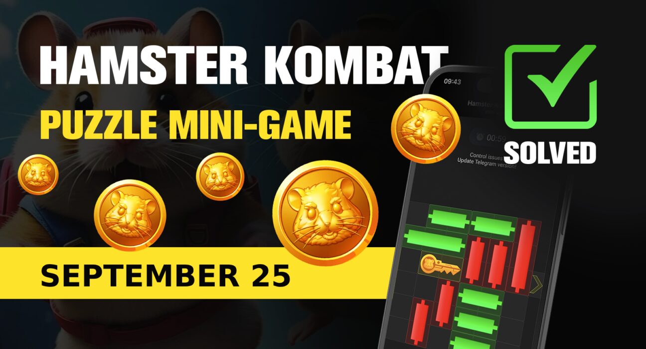 Hamster Kombat Mini Game Puzzle Solution - September 25, 2024