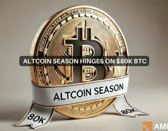 Altcoin season on hold? Here's why BTC must hit $80K to spark an alt rally