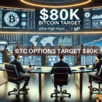 Bitcoin options signal 20% probability of surge to $80K post-elections