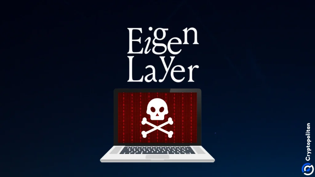 Eigenlayer’s Twitter gets hacked, phishing links posted