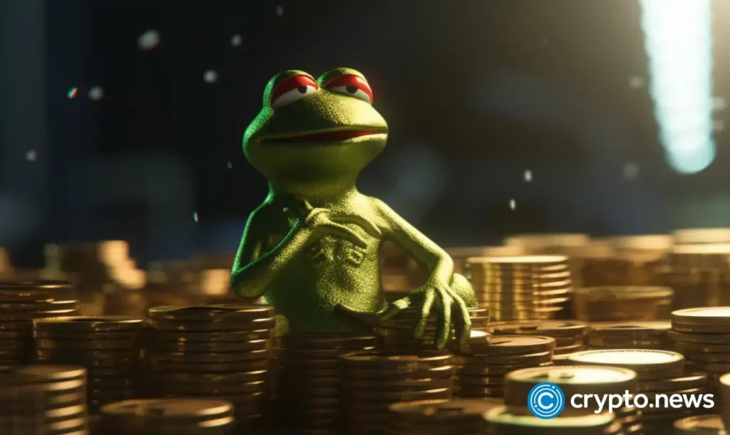 New Frog memecoin FWOG soars as Bitcoin price dips