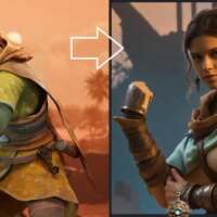 Haroona's recreation by a user on X