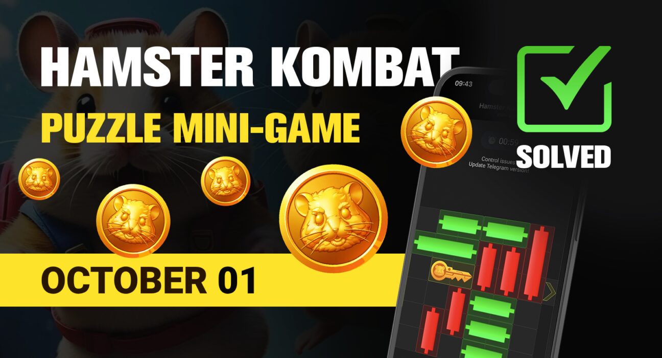 Hamster Kombat Mini Game Puzzle Solution - October 01, 2024