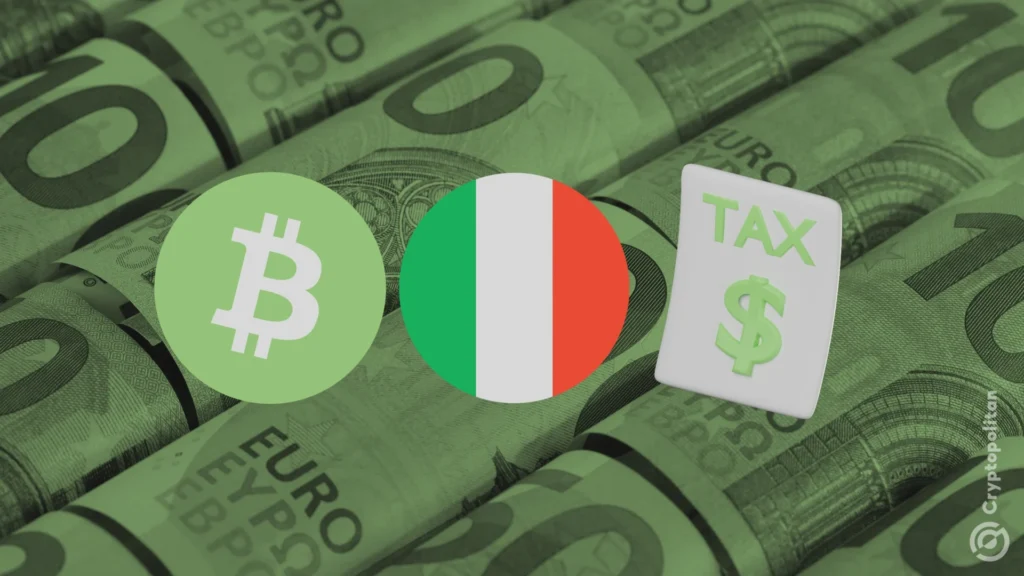 Italy set to hike Bitcoin capital gains tax from 26% to 42%
