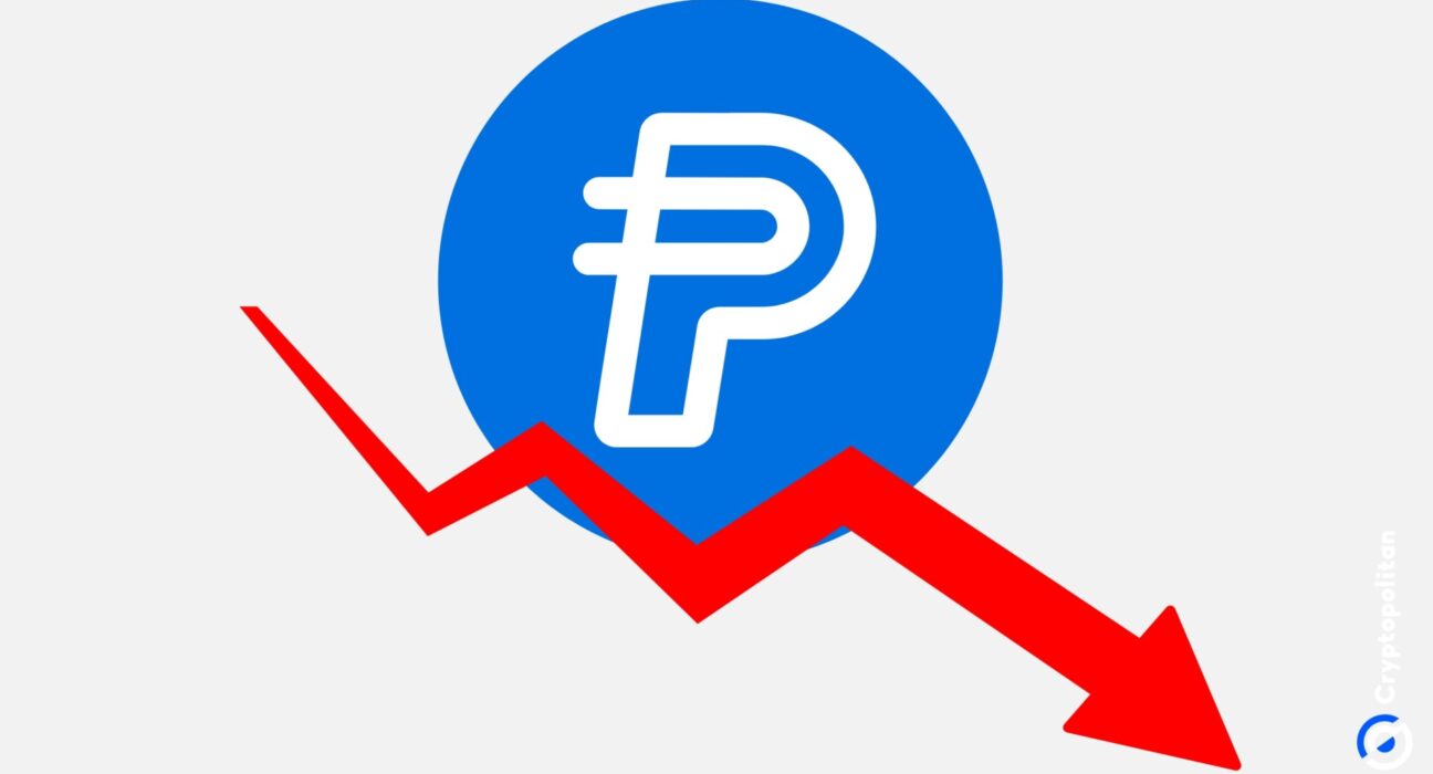 PayPal’s PYUSD Stablecoin 40% Marketcap declines from $1 Billion Peak in August