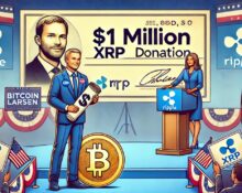 Ripple Co-Founder Chris Larsen Sends $1 Million XRP Donation To Kamala Harris