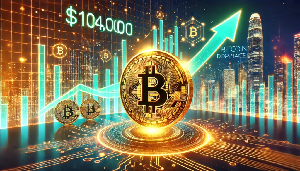 Bitcoin Price Hits $104K and Dominance Soars To 57%