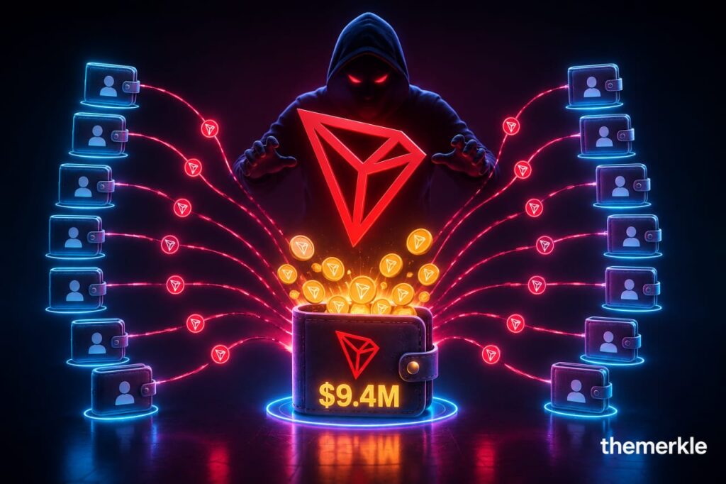 Tron Address Poisoning Attacker Sits On $9.4M After Draining 15 Wallets In A Month